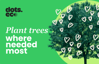 Dots.eco - Plant a tree where needed the most US logo