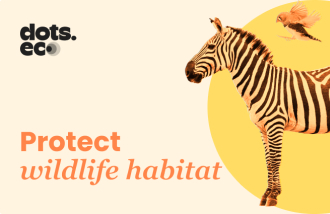 Dots.eco - Protect 10 sqf of wildlife habitat US logo